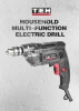 TEH Industrial Portable Multi functional Mini Hand Impact Power Drill Electric Machine Set
