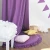 Import Tencel cotton childrens room decoration dome tent creative purple baby photography props mosquito net from China