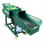 Thickened blade power feed cast iron gear crop straw cutter glass cutting machine chaff cutter machine