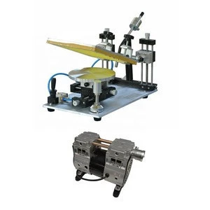 Three-dimension Adjustable Screen Printer with Oilless Vacuum Pump for Substrate Film Printing