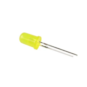 Through Hole 3mm Straw Hat Yellow color 3mm LED Diode