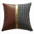 Import Throw Pillow Cases Covers for Bed Couch Sofa Modern Minimalist Black and White Gold Leather Stitching Pillow Case Cushion Cover from China