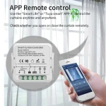 TideLink Tuya Smart Curtain Switch DIY Module Wifi/Zigbee Voice Control Google Assistant Touch Screen Switch APP Curtain Switch