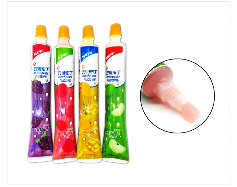 Toothpaste pudding sweet soft jelly candy