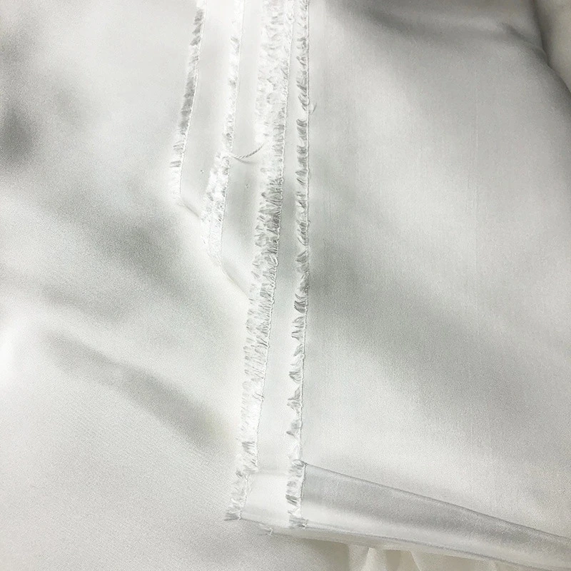 Top 6A grade Silk Fiber 10MM white Silk Habotai For lining lingerie