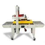 top & bottom drive paper carton automatic adhesive tape sealing machine