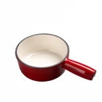 TOP Quality Eco-Friendly Cast Iron Cheese and Chocolate Fondue Set