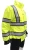Import Topgear hi-vis yellow EN ISO 20471 custom mens parka workwear jacket uniforms workwear safety workwear clothing from China