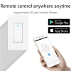 Touch switches US 1way switch 2 panel Fire-protection International standard  Wifi light switch