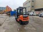 Toyota Fd30 Forklift 3-Ton Forklift Japanese Original with Side-Shifting Three-Mast