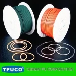 TPUCO Transmission machine used PU Round Belt,PU Rough Belt