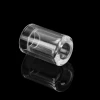 Transparent Color Easy Heat Custom Made Conduction  Quartz Bottom Test Glass Tube