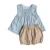 Import trendy toddler girl linen cotton 2pcs set clothing from China