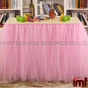 Tutu Table Skirt, Candy Buffet Table Skirt,Tulle Table Skirt