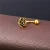 Import U7 18k gold plated rose Belly Button Ring Navel Nombril Ombligo vintage female Body Piercing Jewelry 14g from China