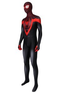 Ultimate Spider-Man Miles Morales Super Hero Cosplay Costume  Adult Cosplay  Costume Set J19013CB