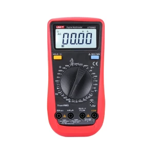 UNI-T UT890D True RMS Digital Multimeter Ammeter Ohm Volt Tester Capacitance Frequency Universal Meter LCD Count 6000 Meter