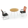 Unique design round negotiate conference meeting table with chair