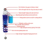 Universal 320mm motorcycle aluminum alloy rear shock absorber