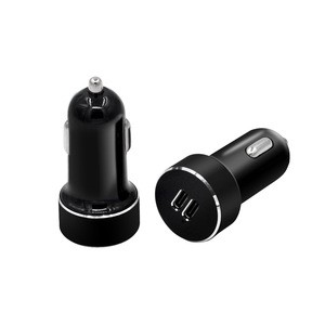 Universal Cheap Portable Quick Charge 3.0 Dual Car Charger Qc 3.0 Fast Phone Mini Usb Car Charger with Rohs CE FCC