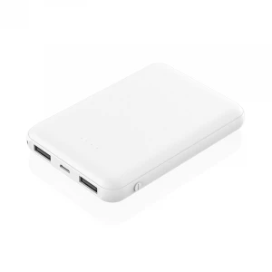 Universial USB Mobile Battery Portable Mini Slim Earphone Speaker Power Bank 5000mAh