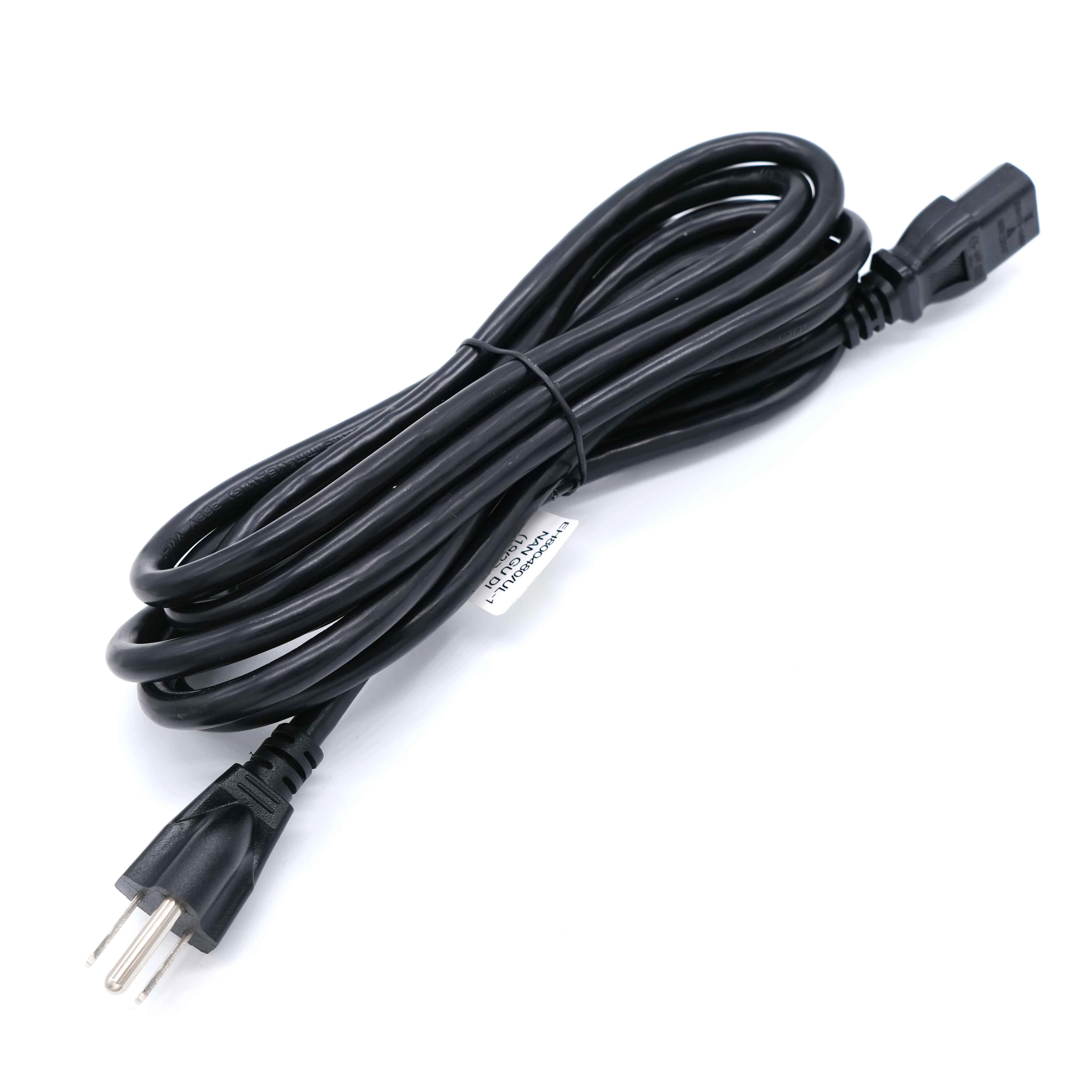 US Power Cable Type B USA Plug IEC C13 Power Extension Cord 1.2m 4ft 14AWG For Desktop PC Computer Monitor PSU Antminer Printer
