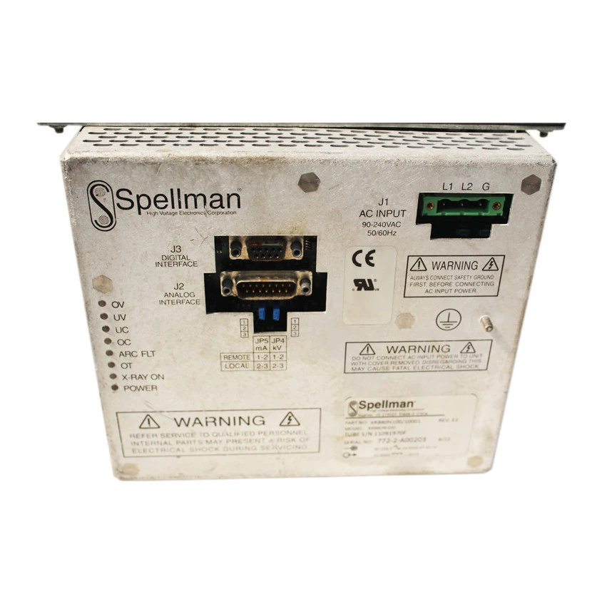 Used Spellman Power Supply XRB80N100  (Consult actual price)