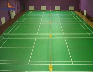 used volleyball sport court for indoor basketball floor vinyl sport flooring badminton court mat