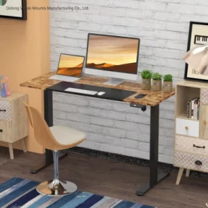 V-Mounts Height Adjustable Standing Desks with Popular Wooden Desktop