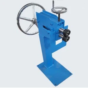 ventilation industry auto round duct grooving rotary machine