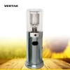 VERTAK Low MOQ BSCI/ CE Stand perfection gas heaters short Patio in SS , outdoor patio heater