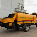 Vertical delivery distance 180m electric concrete pump