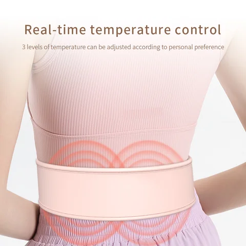 Buy Vibrating Belt Abdominal Massage Instrument Electric Heating Waist ...