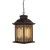 Import Vintage aluminum bronze square lighting pendant waterproof outdoor resemble wood pendant light from China