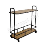 Vintage Industrial trolley, Hotel Furniture, Display Rack, Cloth Hanger