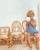 Import Vintage Kids Baby Nursery Rattan Rainbow Chair from Vietnam