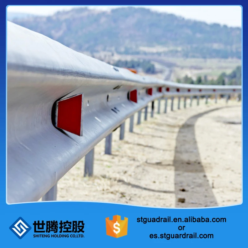W beam steel dimensions sheets for guardrail