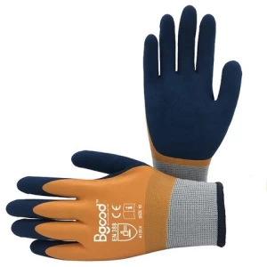 Warm winter gloves nitrile fully coating waterproof garden gloves anti Minus 30 degrees freezing temperature
