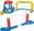 Import Water Sports Play Game Equipment PVC Inflatable Pool Floating Football Shoot Goal Beach Ball Volleyball Net Frame Playground from China