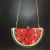 Import Watermelon shape luxurious crystal evening bag jewelled beaded clutch handbag from China