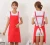 Import waterproof and oil proof cotton man and woman fashion household kitchen double shoulders Aprons from China