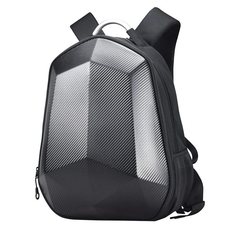 Waterproof expandable anti-theft hardshell motorcycle backpack motorbike helmet bag