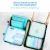 Import Waterproof Portable Large Capacity Travel Luggage Bags Set 6 Pcs Organizer Case Travel Pouch from China