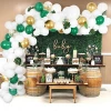 Wedding Supplies 118 Pcs Party Birthday Balloons Decorations Balloon Garland Arch Kit With Artificial Palm Leaves