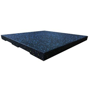 Weight Area Training Mat EPDM Rubber Flooring Gym with Buckle