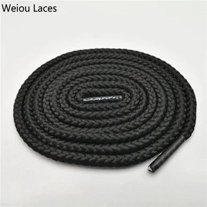 Weiou  Solid Color Round Cord Shoe Laces High-quality Shoelaces Shoe String For Casual Sneakers Canvas Shoes Martin Boots Laces