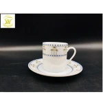WenLin 80cc coffee cup & saucer tea set ceramic porcelain Turkey Middle East Arabic cheap classical designs