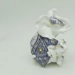 White Color Decorative Polyresin Elephant Animal Sculpture