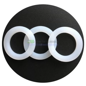 White color Silicone Gasket and O Ring round Flat Seal Gasket