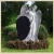 Import White Marble Weeping Angel Monument Headstone Tombstone DSF-M025 from Vietnam